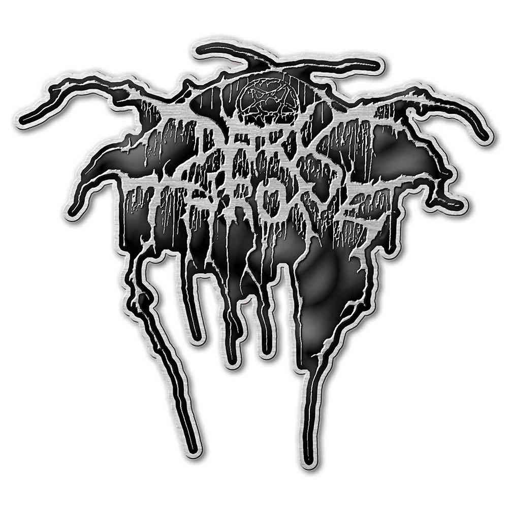 Darkthrone - Logo Button pin - Silberfarben
